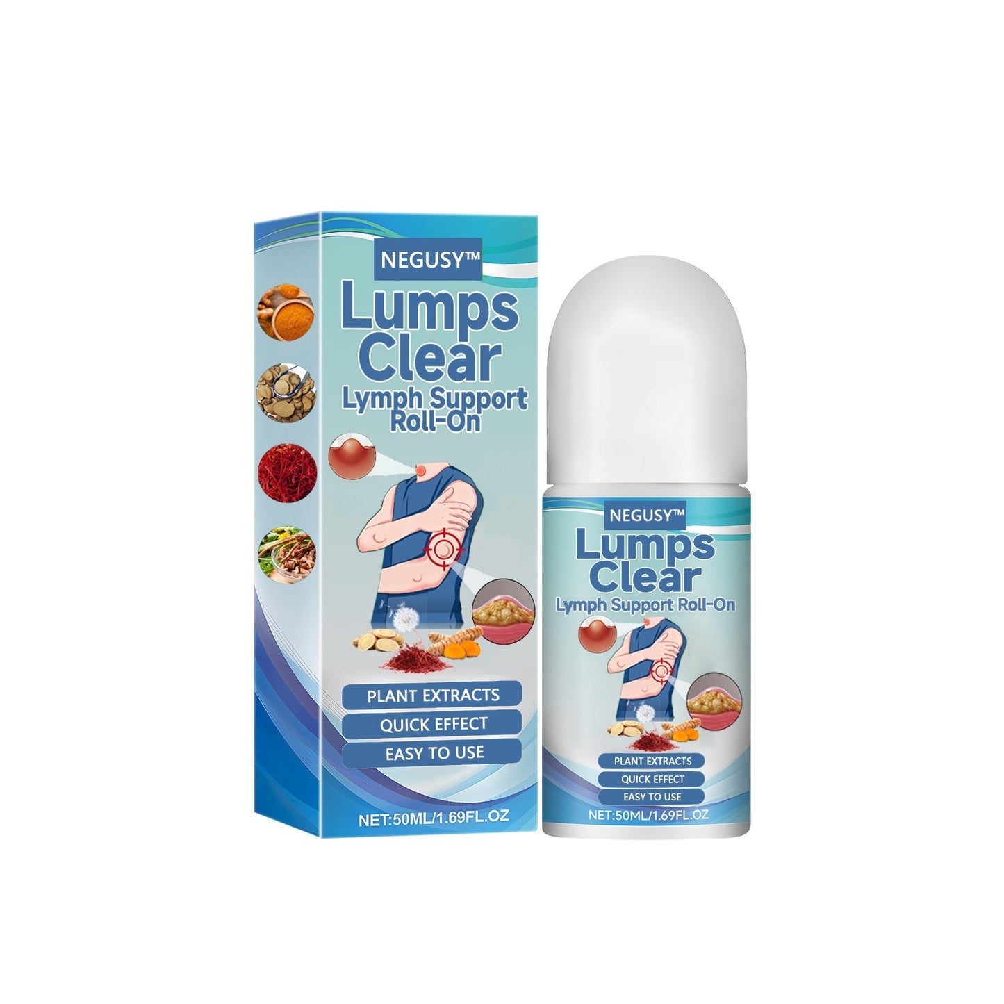 NEGUSY™ LumpsClear Lymph Support Roll-On