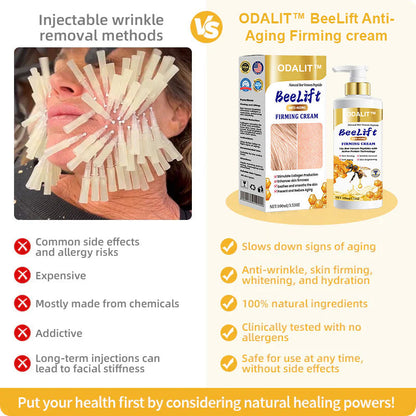 💐🐝ODALIT™ BeeLift Anti-Aging Firming Cream,Address Crepe & Sagging(🔥74% Off for a Limited Time!)